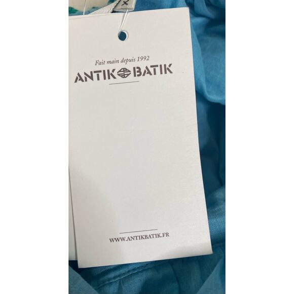 ANTIK BATIK Lorette Blue Groovy Floral Maxi Floral Dress US XS NWT - Picture 11 of 12